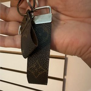 Authentic Louis Vuitton Material on Keychain